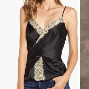 BAILEY 44 Agnes Lace Satin top